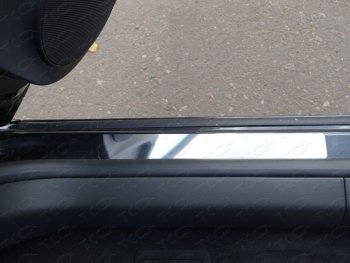 Накладки на пороги лист зеркальный, ТСС Тюнинг Chevrolet (Шевролет) Cruze (Круз) ( седан,  хэтчбек) (2012-2015) седан, хэтчбек J300, J305