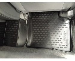 4 399 р. Комплект ковриков в салон (правый руль) Element-Autofamily 4 шт. (полиуретан, 3d-рисунок, серые)  Toyota Prius  XW20 (2003-2011). Увеличить фотографию 2