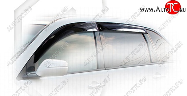 2 259 р. Дефлектора окон CA-Plastiс  Acura MDX  YD2 (2006-2009) (Classic полупрозрачный, Без хром.молдинга)