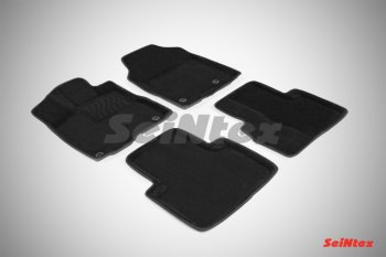 4 299 р. Комплект ковриков в салон 3D с текстильным покрытием Seintex Acura RDX TB3, TB4 дорестайлинг (2012-2015). Увеличить фотографию 1