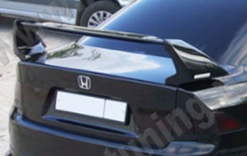 8 899 р. Спойлер высокий составной MUGEN Style var №2  Acura TSX  CU2 (2008-2014), Honda Accord  8 седан CU (2008-2011) (Неокрашенный). Увеличить фотографию 1