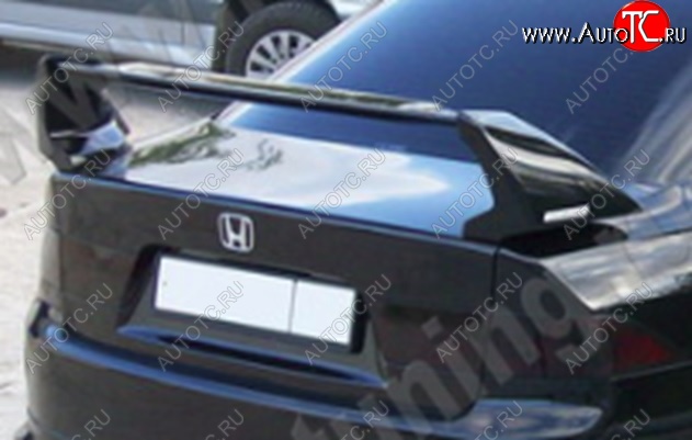 8 899 р. Спойлер высокий составной MUGEN Style var №2  Acura TSX  CU2 (2008-2014), Honda Accord  8 седан CU (2008-2011) (Неокрашенный)