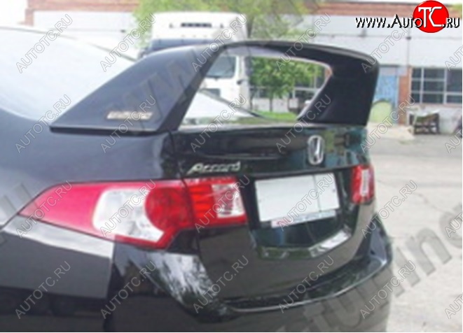 7 699 р. Спойлер багажника MV tuning (высокий, var №1)  Acura TSX  CU2 (2008-2014), Honda Accord  8 седан CU (2008-2011) (Неокрашенный)