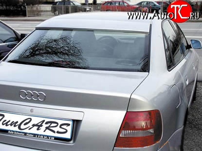 2 749 р. Козырёк RS на заднее лобовое стекло автомобиля Audi A4 B5 8D2 седан дорестайлинг (1994-1997) (Неокрашенный)