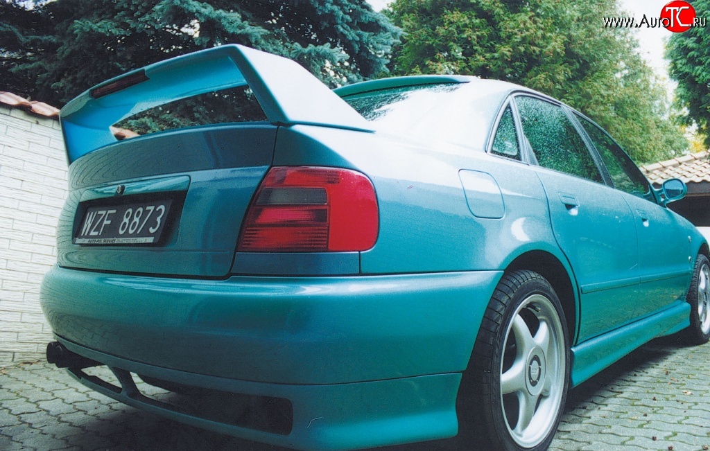 3 199 р. Пороги накладки Rieger Audi A4 B5 8D2 седан дорестайлинг (1994-1997)