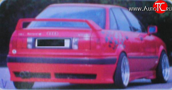 4 399 р. Накладка заднего бампера Sport Audi 80 B3 седан (1986-1991)