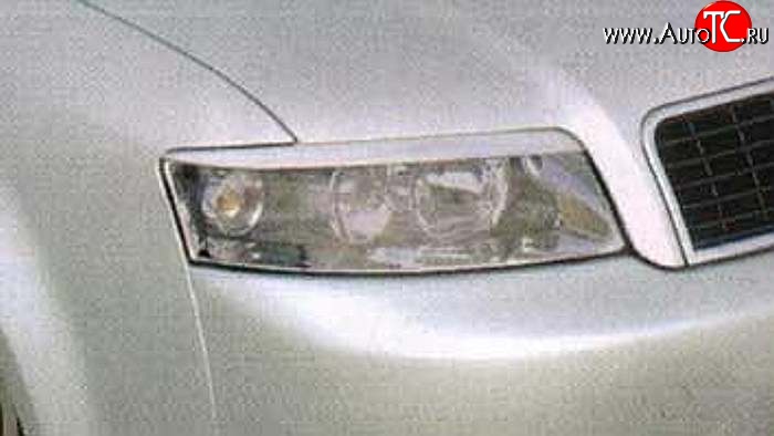 999 р. Реснички СT на фары Audi A4 B6 седан (2000-2006) (Неокрашенные)