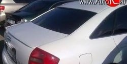 1 589 р. Козырёк на заднее лобовое стекло Style  Audi A6  C5 (1997-2001) (Неокрашенный). Увеличить фотографию 1