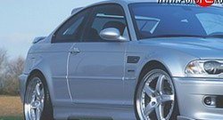 4 499 р. Пороги накладки CarZone BMW 3 серия E46 седан дорестайлинг (1998-2001). Увеличить фотографию 1