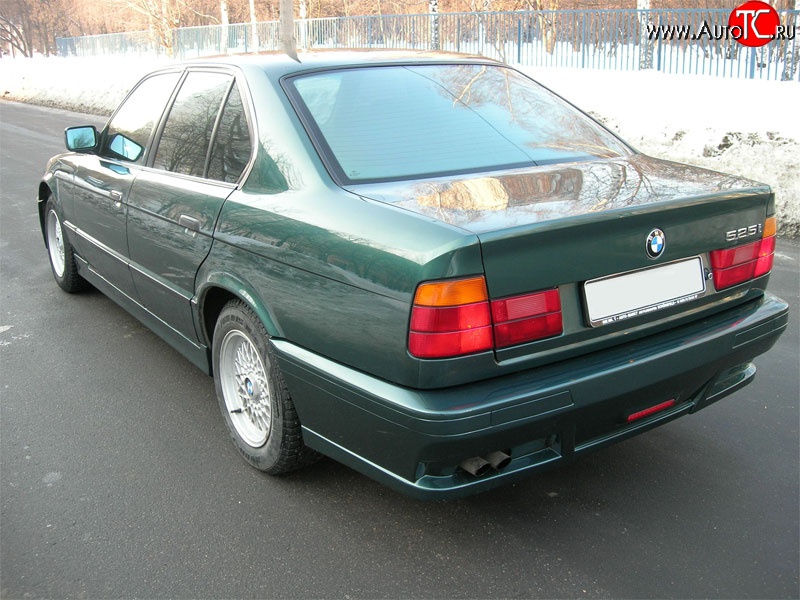 5 349 р. Задний бампер Concept BMW 5 серия E34 седан дорестайлинг (1988-1994) (Неокрашенный)