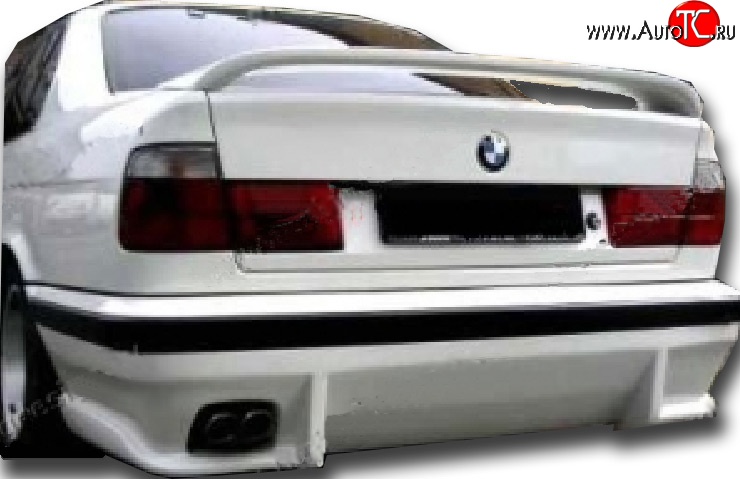 4 399 р. Накладка заднего бампера Street BMW 5 серия E34 седан дорестайлинг (1988-1994)