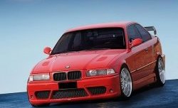 3 999 р. Передний бампер Lumma style BMW 3 серия E36 седан (1990-2000) (Неокрашенный). Увеличить фотографию 2