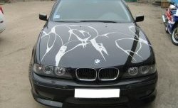 5 199 р. Юбка переднего бампера Devil Style BMW 5 серия E39 седан дорестайлинг (1995-2000). Увеличить фотографию 4