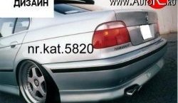 4 399 р. Накладка заднего бампера Driver BMW 5 серия E39 седан рестайлинг (2000-2003). Увеличить фотографию 2