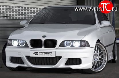 9 799 р. Передний бампер PRIOR Design BMW 5 серия E39 седан рестайлинг (2000-2003) (Без сетки, Неокрашенный)