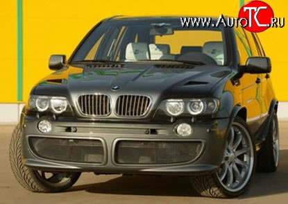 19 649 р. Передний бампер HARGE BMW X5 E53 дорестайлинг (1999-2003) (Неокрашенный)