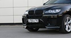 4 549 р. Накладки Global-Tuning на передний бампер автомобиля BMW X6 E71 дорестайлинг (2008-2012) (Неокрашенная). Увеличить фотографию 9