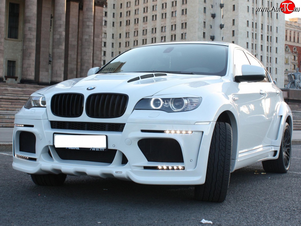 1 449 р. Реснички Hamann Tycoon Evo M BMW X6 E71 рестайлинг (2012-2014)