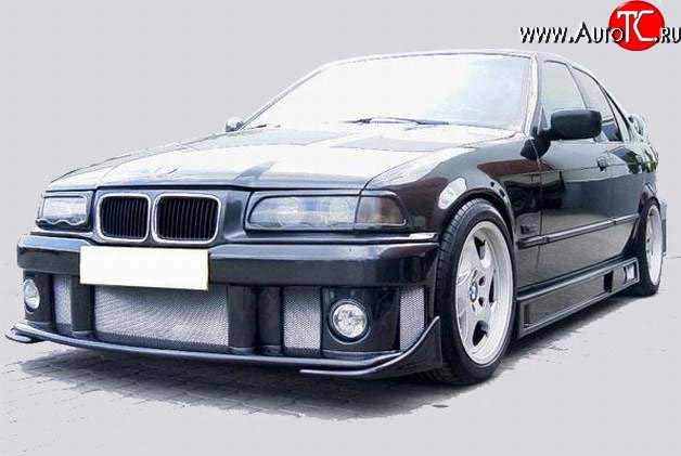 7 299 р. передний бампер CarZone-CONCEPT BMW 3 серия E36 седан (1990-2000)
