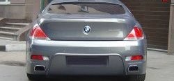 31 899 р. Задний бампер BMW 6 серия E63 дорестайлинг, купе (2003-2007) (Неокрашенный). Увеличить фотографию 1