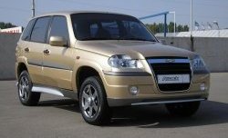 4 799 р. Передний бампер Атака  Chevrolet Niva  2123 (2002-2008), Лада 2123 (Нива Шевроле) (2002-2008) (Неокрашенный). Увеличить фотографию 2