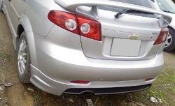 2 999 р. Накладка заднего бампера WTCC Chevrolet Lacetti хэтчбек (2002-2013) (Неокрашенная). Увеличить фотографию 1