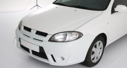 5 599 р. Передний бампер Style Chevrolet Lacetti хэтчбек (2002-2013) (Неокрашенный). Увеличить фотографию 2