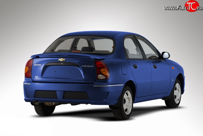 4 699 р. Задний бампер Style Daewoo Sense Т100 седан (1997-2008) (Неокрашенный)