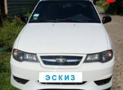 3 649 р. Накладка переднего бампера Sport Daewoo Nexia рестайлинг (2008-2015) (Неокрашенная). Увеличить фотографию 3