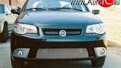 6 649 р. Передний бампер GT Dynamics Fiat Albea 170 седан (2002-2012) (Неокрашенный). Увеличить фотографию 1
