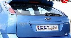 3 249 р. Спойлер ICC Ford Focus 2 хэтчбэк 3 дв. рестайлинг (2007-2011). Увеличить фотографию 2