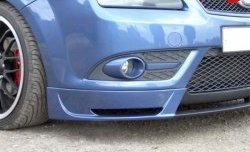 4 099 р. Накладка переднего бампера ST Sport  Ford Focus  2 (2004-2008) (Неокрашенная). Увеличить фотографию 3