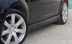 3 899 р. Пороги накладки ICС Ford Focus 2 седан рестайлинг (2007-2011) (Неокрашенные). Увеличить фотографию 2