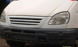919 р. Решётка радиатора Мерседес стиль ГАЗ ГАЗель 2705,Бизнес 2-ой рестайлинг цельнометаллический фургон (2010-2024) (Неокрашенная). Увеличить фотографию 1
