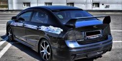 9 499 р. Задний бампер INGS+1 Honda Civic 8 FD дорестайлинг, седан (2005-2008) (Неокрашенный). Увеличить фотографию 1