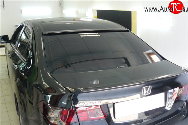 5 099 р. Накладка крышки багажника Elegance (липспойлер)  Honda Accord  8 седан CU (2008-2011) (Неокрашенный)