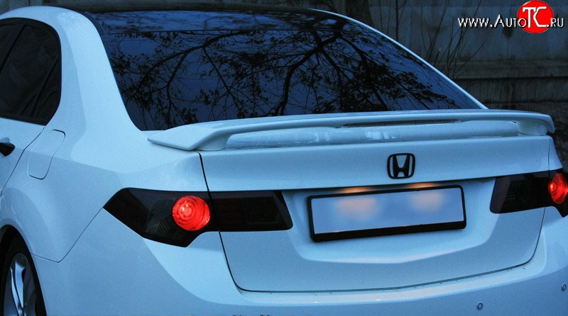 4 499 р. Спойлер Sport  Honda Accord  8 седан CU (2008-2011) (Неокрашенный)