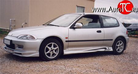 2 399 р. Пороги накладки Honda Civic 5 EG седан (1992-1995)