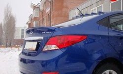 1 799 р. Плавники на крышу Sport  Hyundai Solaris  1 седан (2010-2017) (Неокрашенный). Увеличить фотографию 6