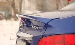 Лип спойлер Sport Hyundai Solaris RB дорестайлинг седан  (2010-2014). (Неокрашенный)Цена: 2 799 р.. Увеличить фотографию 1