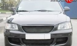 4 699 р. Передний бампер ATH-classic Hyundai Accent седан ТагАЗ (2001-2012) (Неокрашенный). Увеличить фотографию 3