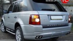 14 949 р. Накладка заднего бампера ARDEN  Land Rover Range Rover Sport  1 L320 (2005-2009) (Неокрашенная). Увеличить фотографию 1