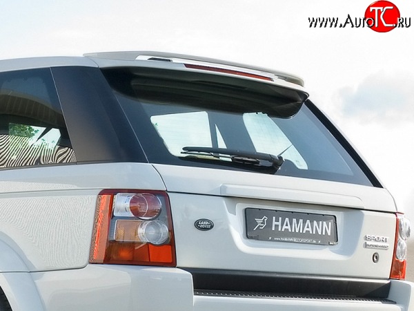6 999 р. Спойлер HAMMAN Land Rover Range Rover Sport 1 L320 дорестайлинг (2005-2009) (Неокрашенный)