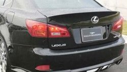 12 599 р. Накладка заднего бампера Wald Lexus IS250 XE20 седан дорестайлинг (2005-2013) (Неокрашенная). Увеличить фотографию 2