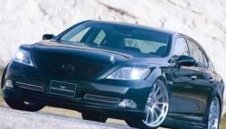 15 699 р. Накладка переднего бампера Wald Lexus LS460 XF40 дорестайлинг (2006-2009) (Неокрашенная). Увеличить фотографию 2