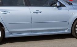 4 549 р. Пороги накладки Сток 2л  Mazda 3/Axela  BK (2003-2009) (Неокрашенные). Увеличить фотографию 10