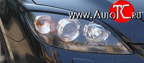 699 р. Реснички Style Mazda 3/Axela BK рестайлинг, хэтчбэк (2006-2009) (Неокрашенные)