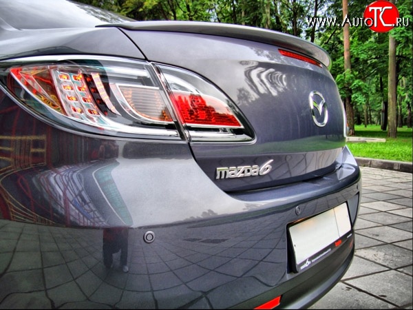 3 899 р. Спойлер EX-Style V1 Mazda 6 GH дорестайлинг седан (2007-2010) (Неокрашенный)