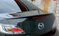 3 899 р. Спойлер EX-Style V1 Mazda 6 GH дорестайлинг седан (2007-2010) (Неокрашенный). Увеличить фотографию 3