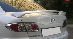 4 799 р. Спойлер RS  Mazda 6  GG (2002-2005) (Неокрашенный). Увеличить фотографию 1